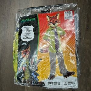 Amscan Zootopia Nick Wilde child costume. NWT 3-4T